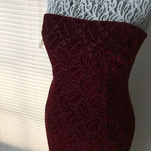 Kay Unger Dresses - Kay Unger NY Sz 2 Velvet Burgundy Kay Unger Dresses - Kay Unger NY Sz 2 Velvet Burgundy